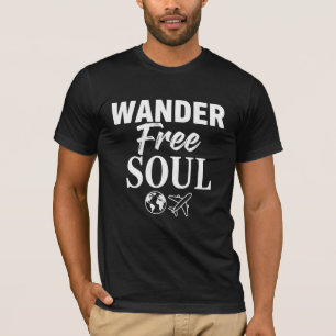 WANDER Free SOUL Boho T-shirt - Natuur Liefhebber