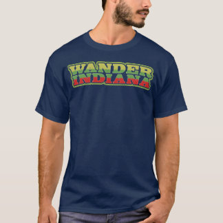 Wander Indiana citaat familie T-shirt