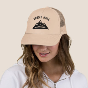 Wander Meer bergtop logo trucker hoed Pet