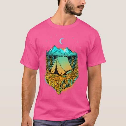 Wander meer het Hikken Camping Tent Magical Camp T-shirt (Voorkant)