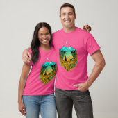 Wander meer het Hikken Camping Tent Magical Camp T-shirt (Unisex)