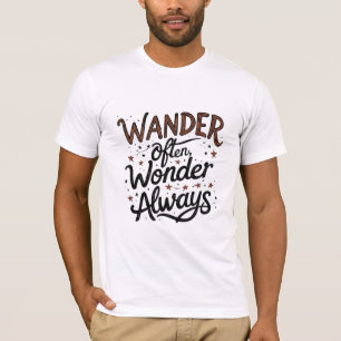 Wander Vaak, altijd Wonder T-shirt