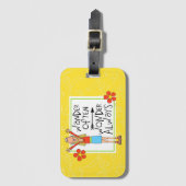 Wander Vaak Wonder altijd Bagagelabel (Voorkant (verticaal))