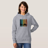Wander vrouw wandelen camping hoodie (Voorkant volledig)