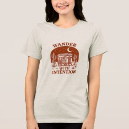 Wander With Intention Desert Wagon Avontuur Tri-Blend Shirt