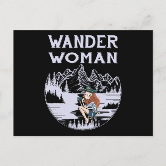 Wander Woman Briefkaart (Voorkant)