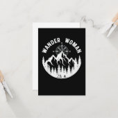 Wander Woman Hiking Adventure Kaart (Voorkant / Achterkant in situ)