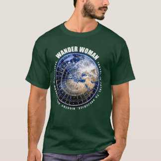 Wander Woman Travel Globetrotter T-shirt