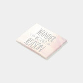 Wander zonder reden post-it® notes (Schuin)