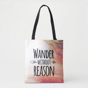 Wander zonder reden tote bag
