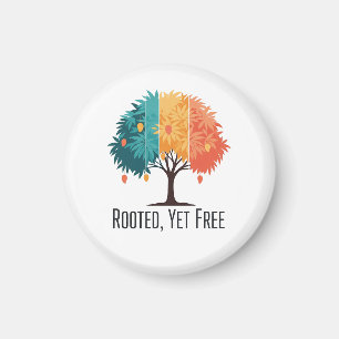 WanderBloom – Artistiek Souvenir Magnet uit India Magneet