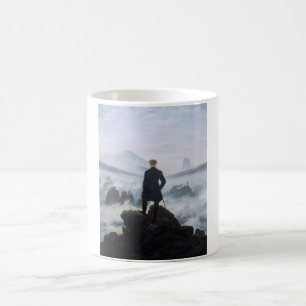 Wanderer Boven het Zee Fog (door C.D. Friedrich) Koffiemok
