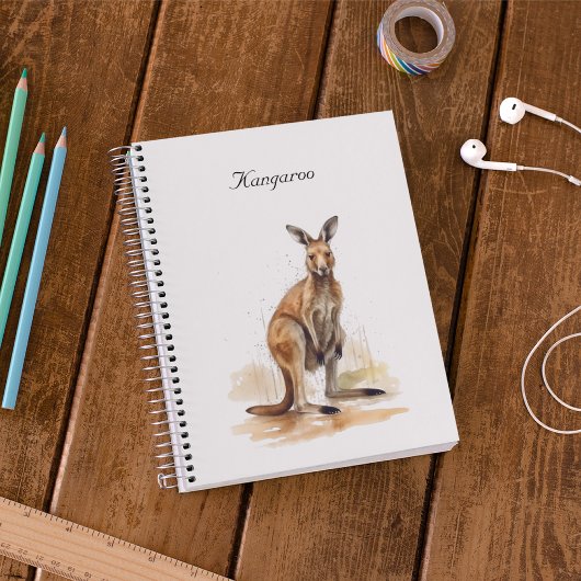 Wanderer extérieur : aquarelle Kangaroo personnali