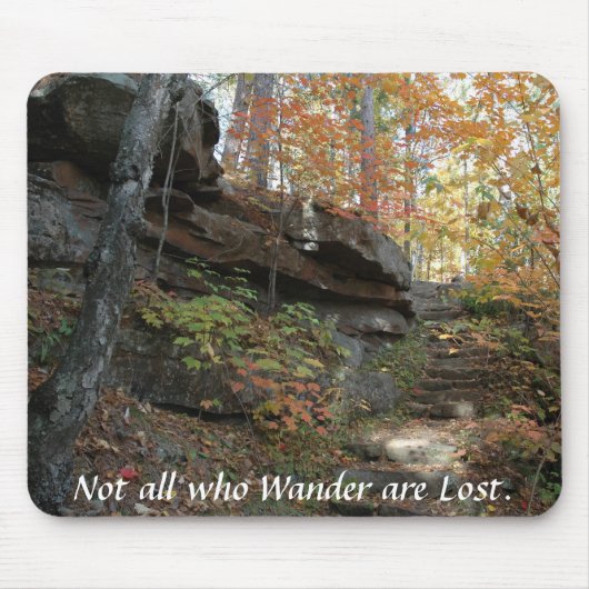 Wanderer Mousepad Muismat (Voorkant)