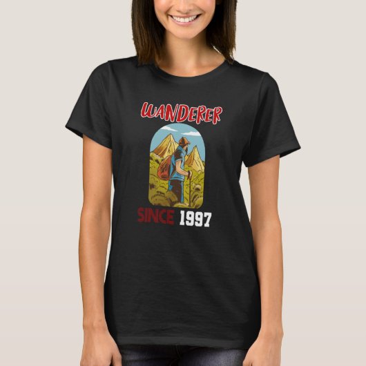 Wanderer sinds 1997 t-shirt (Voorkant)