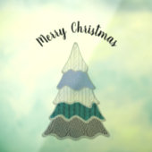 Wanderful Sweather Merry-kerstboom Raamsticker (Vel 3)
