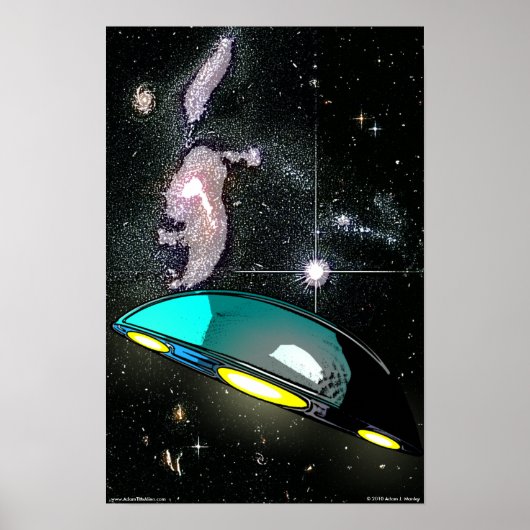 Wandering Saucer (Poster) Poster (Voorkant)