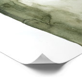 Wandering Stag - Waterverf Poster (Hoek)