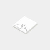 wanderlus natuur bergen en sun post it post-it® notes (Schuin)