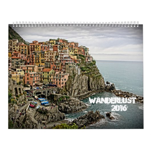 Wanderlust 2016 Agenda Kalender (Hoes)