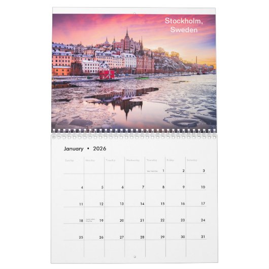 Wanderlust 2025 : Un calendrier mural inspiré par  (Jan 2026)