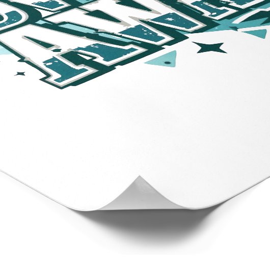 Wanderlust and Travel Quote with Pine Trees Poster (Hoek)