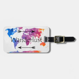 Wanderlust Bagagelabel