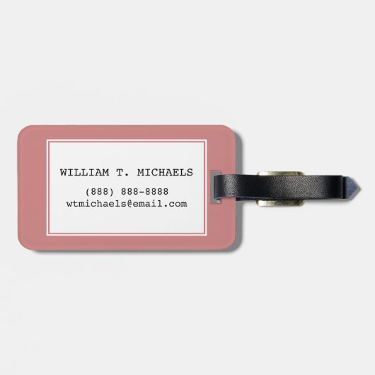 Wanderlust Bagagelabel (Achterkant horizontaal)