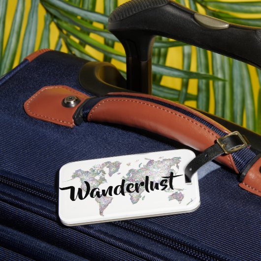 Wanderlust Bagagelabel (Voorkant Insitu 3)