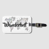 Wanderlust Bagagelabel (Voorkant (horizontaal))