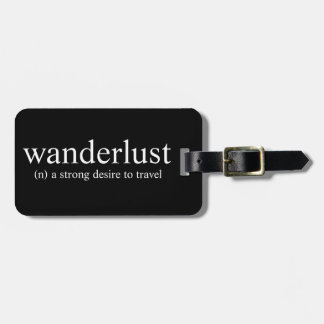 wanderlust bagagelabel