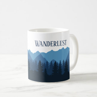 Wanderlust Berg Bos Landschap Koffiemok