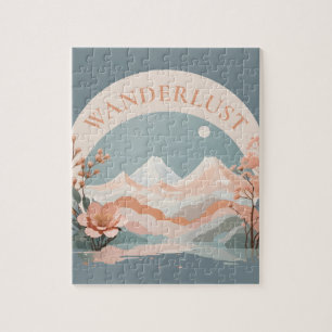 Wanderlust berglandschap legpuzzel
