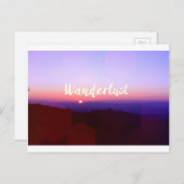 Wanderlust Briefkaart (Voorkant / Achterkant)