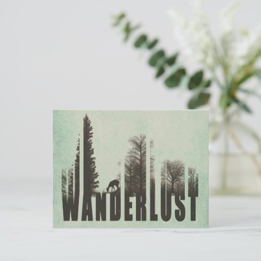 Wanderlust Briefkaart (Staand voorkant)