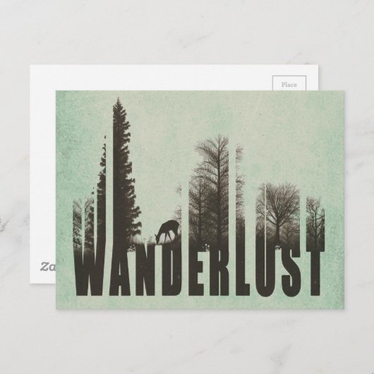 Wanderlust Briefkaart (Voorkant / Achterkant)