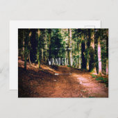 Wanderlust Briefkaart (Voorkant / Achterkant)