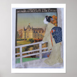 Wanderlust - collage art poster