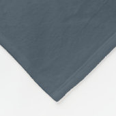Wanderlust-definitie witte grijze blauwe kleur fleece deken (Hoek)