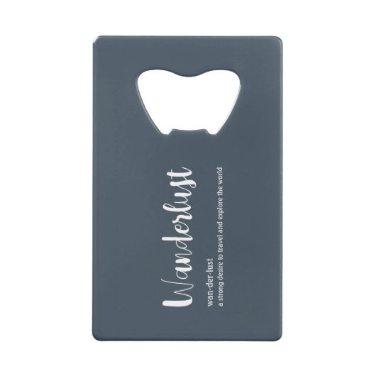 Wanderlust définition blanc gris bleu couleur (Devant)