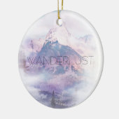 Wanderlust Dreamweaver Mountain Keramisch Ornament (Links)