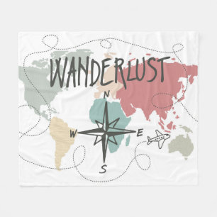 Wanderlust Fleece Deken