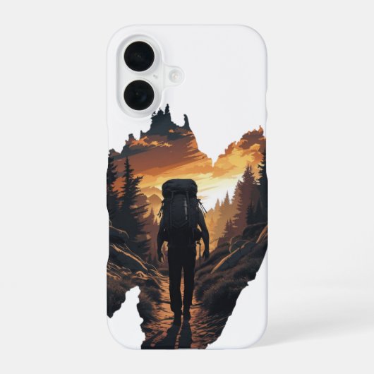 Wanderlust Horizon iPhone 16 Hoesje (Achterkant)