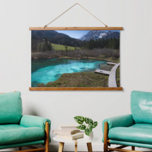Wanderlust in Zelenci, Slovenië Hangend Wandkleed
