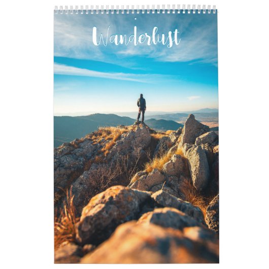 Wanderlust landschapsfotokalender kalender (Hoes)