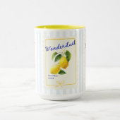 Wanderlust Lemon Morning Mug (Centre)