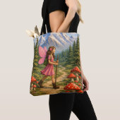 Wanderlust Mountain Fairy Hiker Fairycore Mushroom Draagtas (Dichtbij)