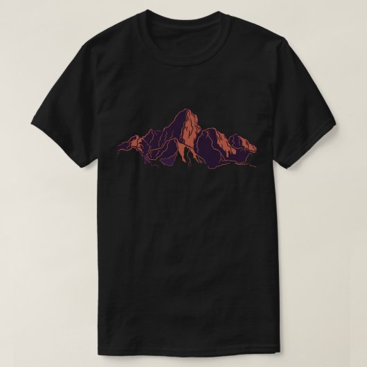 Wanderlust Mountain T-shirt (Design voorkant)