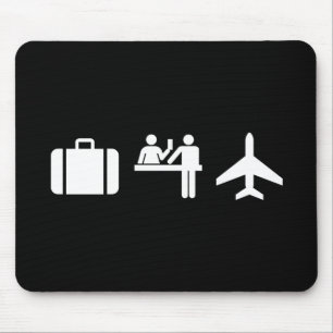 Wanderlust Pictogram Mousepad Muismat