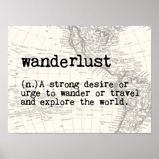 Wanderlust Poster (Voorkant)